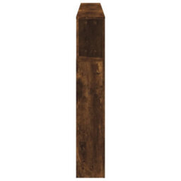 Berkfield Led Headboard Smoked Oak 200 Cm Engineered Wood - thumbnail 4