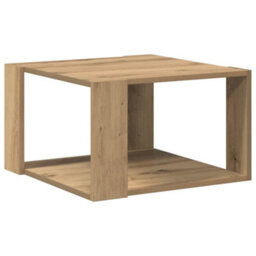 Berkfield Coffee Table Artisan Oak 51,5X51,5X30 Cm Engineered Wood - thumbnail 7