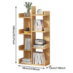 8 Cube Bookcase Storage Rack Bookshelf Home Office Study Display Shelf - thumbnail 2