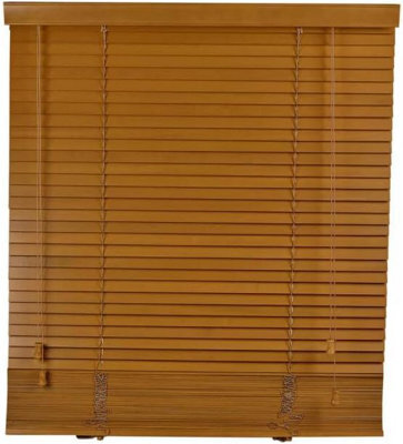 Urbn-Living Urbnliving 50X210Cm Real Wood Honey Venetian Blinds Horizontal Wooden 29mm Slat Valance Hanging Window Privacy - image 1