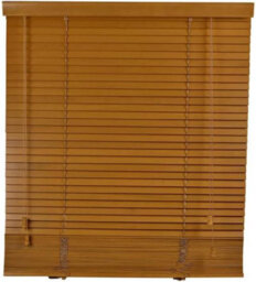 Urbn-Living Urbnliving 50X210Cm Real Wood Honey Venetian Blinds Horizontal Wooden 29mm Slat Valance Hanging Window Privacy - thumbnail 1