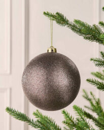 Werchristmas Mocha Extra Large Shatterproof Bauble Glitter 15 Cm - thumbnail 2