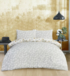 Smart Living Luxury Soft Reversible Elegant Blooms Duvet Cover & Pillowcases - thumbnail 7