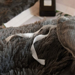 Groundlevel Grey Faux Fur Soft Duvet Cover Set - thumbnail 5