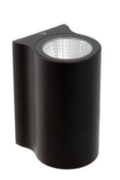 Lucide Akra Wall Light Outdoor - Led 2700K Ip54 - Black - thumbnail 2