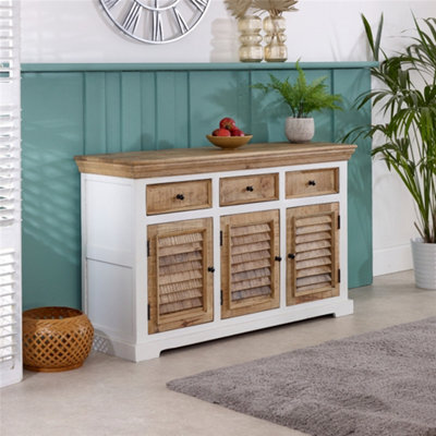 Worcester Oscar Wood Sideboard - 3 Drawers & 3 Doors - image 1