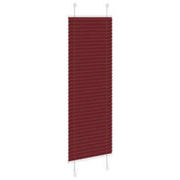 Berkfield Pleated Blind Bordeaux Red 45X100 Cm Fabric Width 44.4 Cm Polyester - thumbnail 4