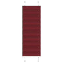 Berkfield Pleated Blind Bordeaux Red 45X100 Cm Fabric Width 44.4 Cm Polyester