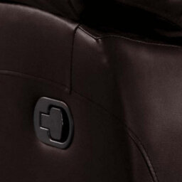 Furniture Instore Roma Brown Leather Manual Recliner 2+2 Seater Sofa Set - thumbnail 5