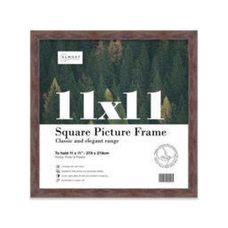 11X11 Walnut Picture Frame (27.9 X 27.9Cm) Poster, Photo, Artwork, Gallery Wall Or Print - thumbnail 1