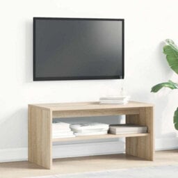 Berkfield Tv Cabinet Sonoma Oak 80X40X40 Cm Engineered Wood - thumbnail 3