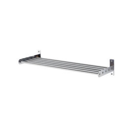 GoodHome Datil Chrome Effect Steel Hanging Wall Organiser Shelving - thumbnail 1