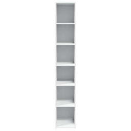 Berkfield Highboard White 30X41X185 Cm Engineered Wood - thumbnail 4