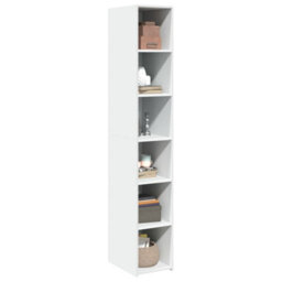 Berkfield Highboard White 30X41X185 Cm Engineered Wood - thumbnail 3