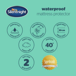 Silentnight Waterproof Mattress Protector - Double - 2 Pack - thumbnail 9
