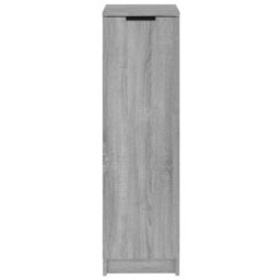 Berkfield Shoe Cabinet Grey Sonoma 30X35X100 Cm Engineered Wood - thumbnail 5