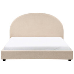 Beliani Bed Boucle Vaucluse 160 X 200 Cm (Eu King Size) Beige - thumbnail 6