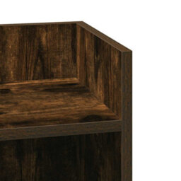 Berkfield Side Table With Shelf Smoked Oak 25.5X27X60 Cm - thumbnail 7