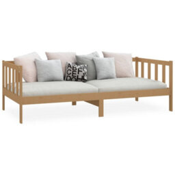 Vidaxl Day Bed Without Mattress Honey Brown Solid Wood Pine 90X200Cm - thumbnail 4