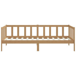 Vidaxl Day Bed Without Mattress Honey Brown Solid Wood Pine 90X200Cm - thumbnail 6