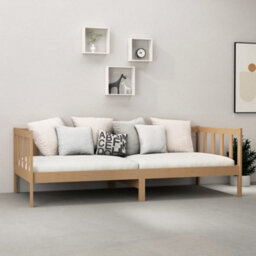 Vidaxl Day Bed Without Mattress Honey Brown Solid Wood Pine 90X200Cm - thumbnail 3