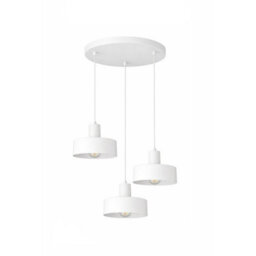 Luminosa Lighting Luminosa Velyo Cluster Pendant Ceiling Light White 3X E27 - thumbnail 1