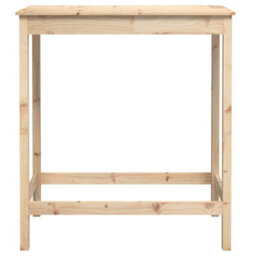 Walplus Bar Table 100X50X110 Cm Solid Wood Pine - thumbnail 5