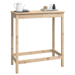 Walplus Bar Table 100X50X110 Cm Solid Wood Pine - thumbnail 4