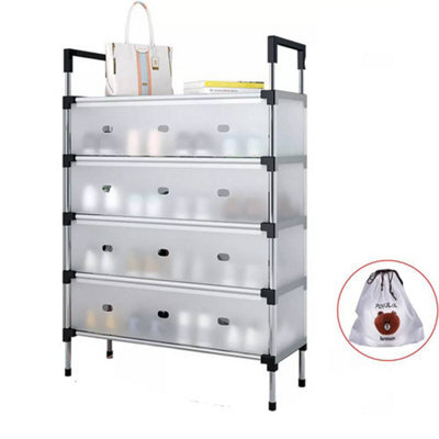 5 Tier Cabinet Storage Organiser Shoe Rack Stand Holder With Cover - image 1