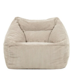 icon Natalia Large Beanbag And Round Footstool Corduroy Natural Beige - thumbnail 6