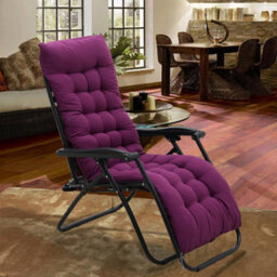 Lifeideas Purple Long Chair Mats Sun Lounger Mats Garden Chair