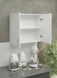 Jd Greta Kitchen Wall Unit 800mm Storage Cabinet With Doors And Shelf 80Cm - White Matt - thumbnail 2