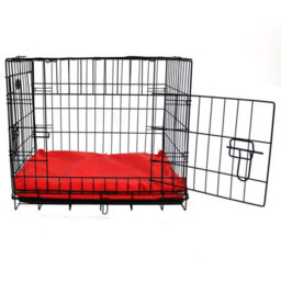 Actiaspet Small Dog Bed Cage Crate Pet Waterproof Hygienic Bedding Tough Hardwearing Cushion Mat Red - thumbnail 8