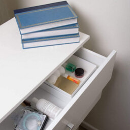 Home Treats White Chest Of 4 Drawers Anti Bowing  Support 75 X 72 X 36 Cm - thumbnail 5