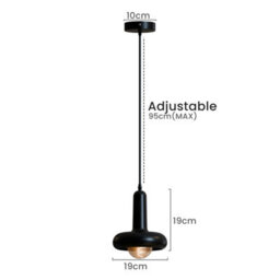 Industrial Adjustable Ceiling Hanging Pendant Light Fixture - thumbnail 2