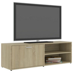 Walplus Tv Cabinet Sonoma Oak 120X34X37 Cm Engineered Wood - thumbnail 4