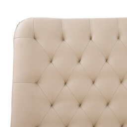 Beliani Bed Faux Leather Essonne 160 X 200 Cm (Eu King Size) Beige - thumbnail 7