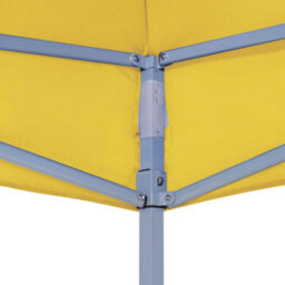 Walplus Party Tent Garden Gazebo Canopy Roof 4X3 M Yellow 270 G/mâ² - thumbnail 5