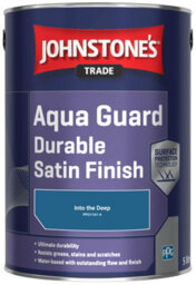 Johnstone's Trade Wood & Metal Aqua Guard Durable Satin Paint Into The Deep (Ppg1161-6) 5L - thumbnail 2