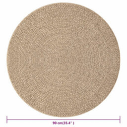 Walplus Rug Zizur 90 Cm Jute Look Indoor And Outdoor - thumbnail 7