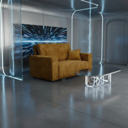 Viva Star Ii 2 Seater Sofa Bed 152 Cm Sleeping Function Storage Mustard Poso Fabric Modern Living Room