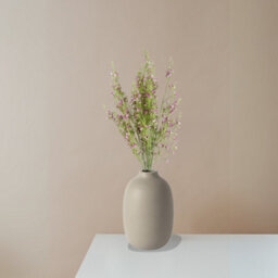 Pegdev - Pdl - Pack Of 6 X 100Cm Artificial Flower Stems With Small Purple Silk Flowers And Wired Stems - thumbnail 3