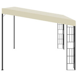 Walplus Wall-Mounted Gazebo 3X4 M Cream Fabric - thumbnail 3