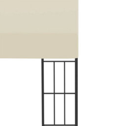 Walplus Wall-Mounted Gazebo 3X4 M Cream Fabric - thumbnail 5