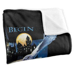 Harry Potter And The Philosophers Stone Movie Poster Blanket Multicoloured (One Size) - thumbnail 3