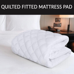 istyle mode Single Elastic Quilted Fitted Mattress Protector, Mattress Cover Stretches Up To 30Cm Deep, Machine Washable Mattress Topper - thumbnail 2