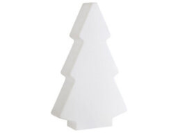 Beliani Cordless Rgb Christmas Tree Floor Lamp White Ip54 - Rechargeable Outdoor Decorative Light, 830mm - thumbnail 3