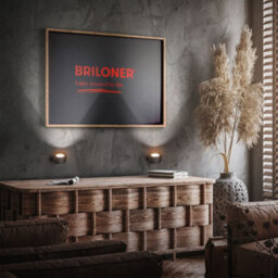 Briloner 2 X Led Wall Light Rechargeable Reading Lamp Magnet Adjustable Spotlight Black - thumbnail 5