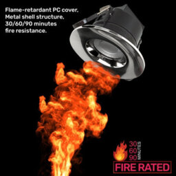 Paul Russells Led Fire Rated Downlights, Brush Nickel Bezel, 6W 550 Lumens, Ip65, Cct3 3000K 4000K 6500K, Pack Of 6 - thumbnail 5