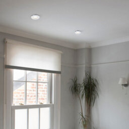 Valuelights Downlight Fire Rated Ip65 Chrome Ceiling Light Fitting 6 Pack With Warm White Bulbs - thumbnail 5